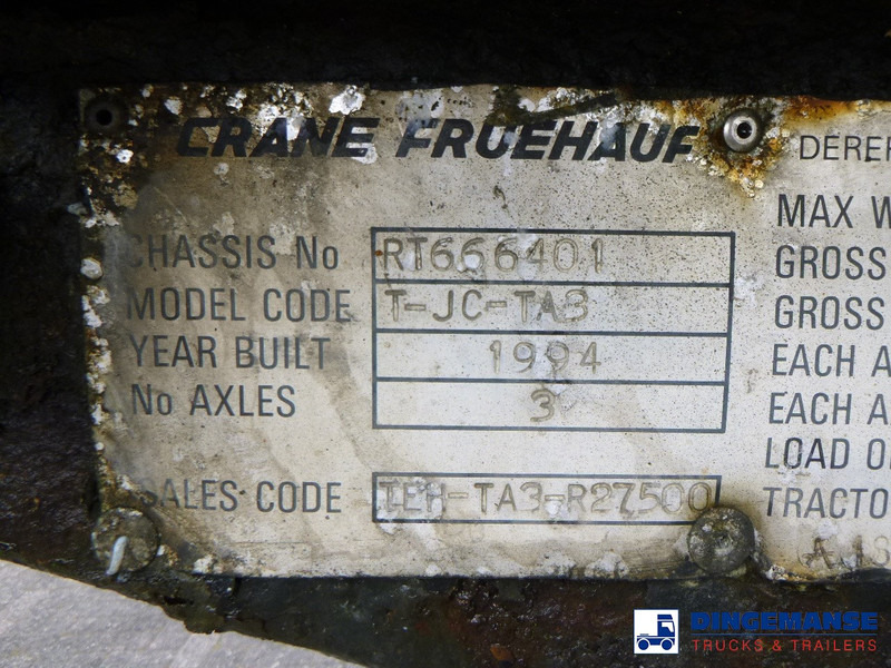 Leie Crane Fruehauf Bitumen tank inox 28 m3 / 1 comp Crane Fruehauf Bitumen tank inox 28 m3 / 1 comp: bilde 17
