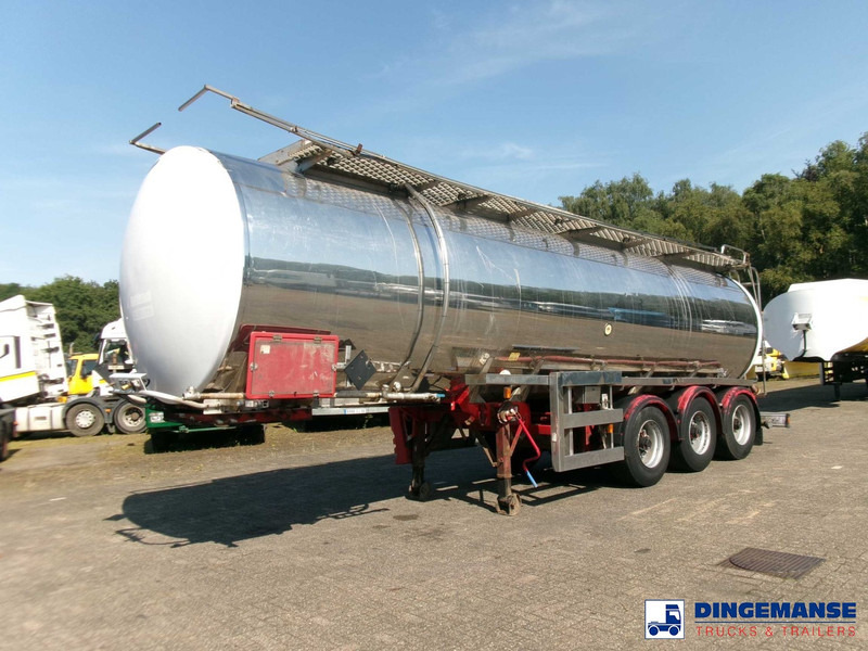 Crane Fruehauf Chemical ACID Rubber tank inox 30 m3 / 1 comp - Tanksemi: bilde 1 Crane Fruehauf Chemical ACID Rubber tank inox 30 m3 / 1 comp - Tanksemi: bilde 1