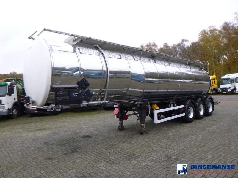 Crane Fruehauf Chemical tank inox 32.8 m3 / 1 comp - Tanksemi: bilde 1 Crane Fruehauf Chemical tank inox 32.8 m3 / 1 comp - Tanksemi: bilde 1