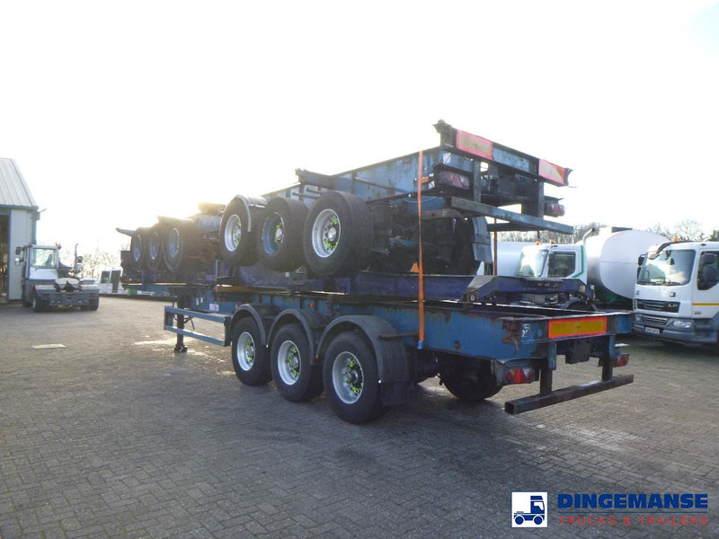 Crane Fruehauf Stack - 3 x container trailer 20-20-30-40 ft - Container-transport/ Vekselflak semitrailer: bilde 3 Crane Fruehauf Stack - 3 x container trailer 20-20-30-40 ft - Container-transport/ Vekselflak semitrailer: bilde 3
