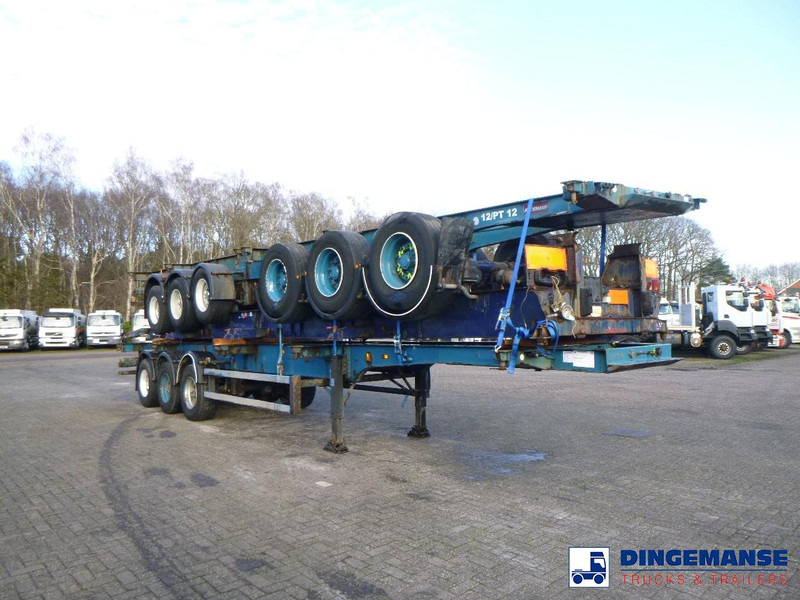 Crane Fruehauf Stack - 3 x container trailer 20-20-30-40 ft - Container-transport/ Vekselflak semitrailer: bilde 2 Crane Fruehauf Stack - 3 x container trailer 20-20-30-40 ft - Container-transport/ Vekselflak semitrailer: bilde 2