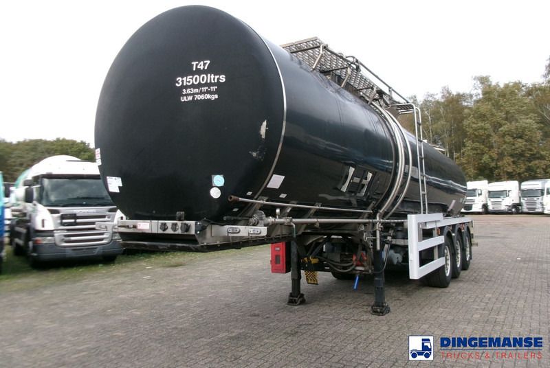 Crossland Bitumen tank inox 33 m3 / 1 comp + compressor + ADR L4BN - Tanksemi: bilde 1 Crossland Bitumen tank inox 33 m3 / 1 comp + compressor + ADR L4BN - Tanksemi: bilde 1