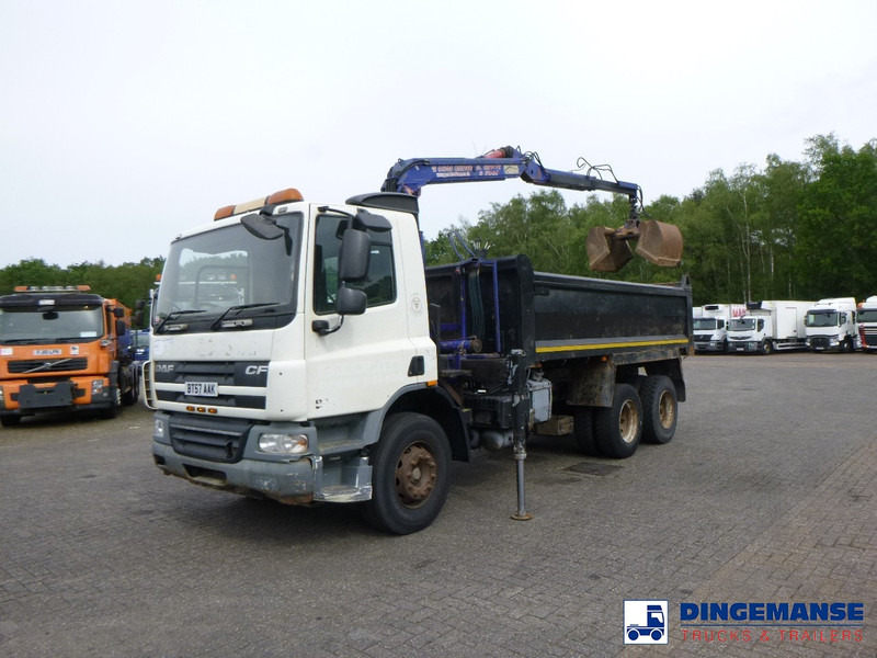 DAF CF 75.310 6x4 RHD tipper + HMF 1144 K-1 + grapple - Kranbil: bilde 5 DAF CF 75.310 6x4 RHD tipper + HMF 1144 K-1 + grapple - Kranbil: bilde 5
