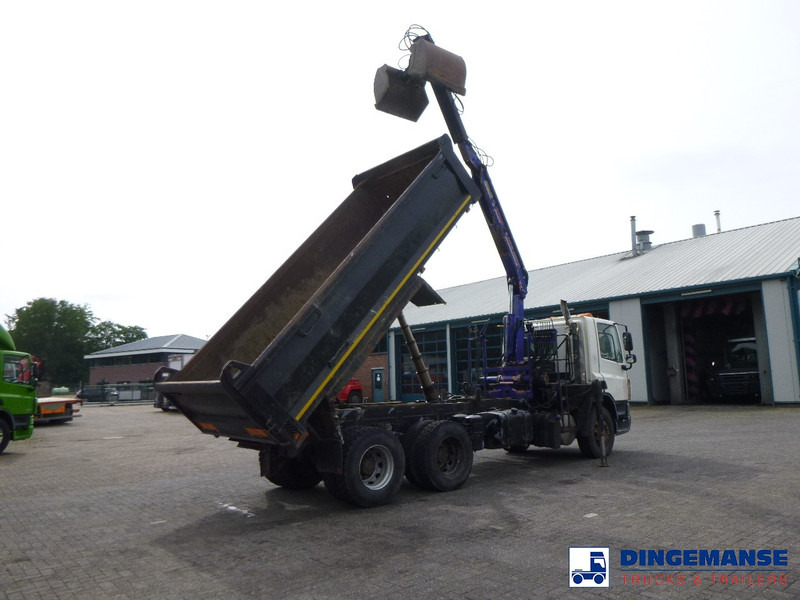 DAF CF 75.310 6x4 RHD tipper + HMF 1144 K-1 + grapple - Kranbil: bilde 4 DAF CF 75.310 6x4 RHD tipper + HMF 1144 K-1 + grapple - Kranbil: bilde 4