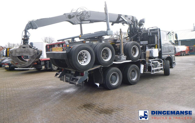 DAF XF 105.510 6x4 + Loglift F281S83 crane / timber truck + dolly - Kranbil: bilde 4 DAF XF 105.510 6x4 + Loglift F281S83 crane / timber truck + dolly - Kranbil: bilde 4