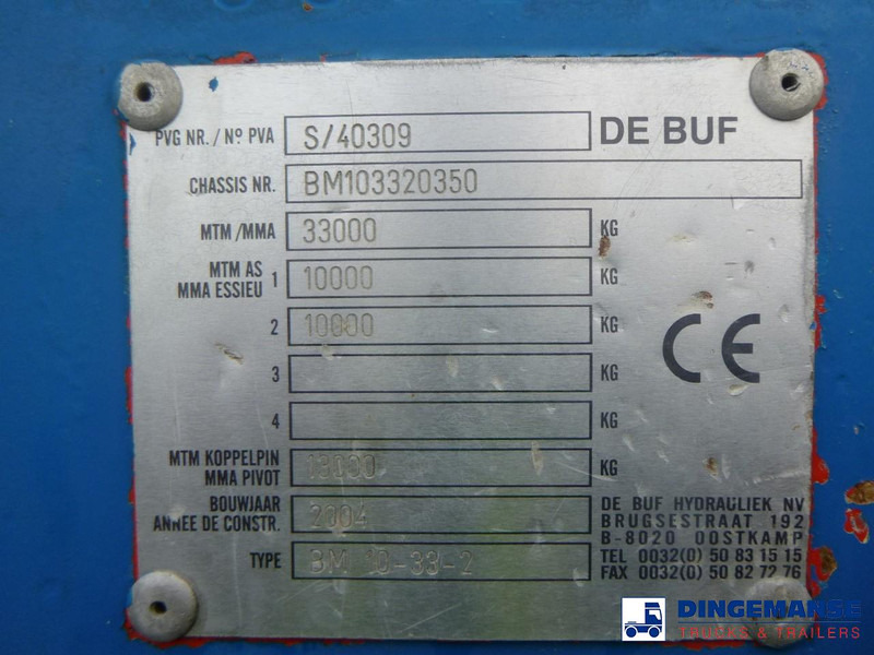 Betongsemi De Buf De Buf mixer trailer 10 m3: bilde 19 Betongsemi De Buf De Buf mixer trailer 10 m3: bilde 19