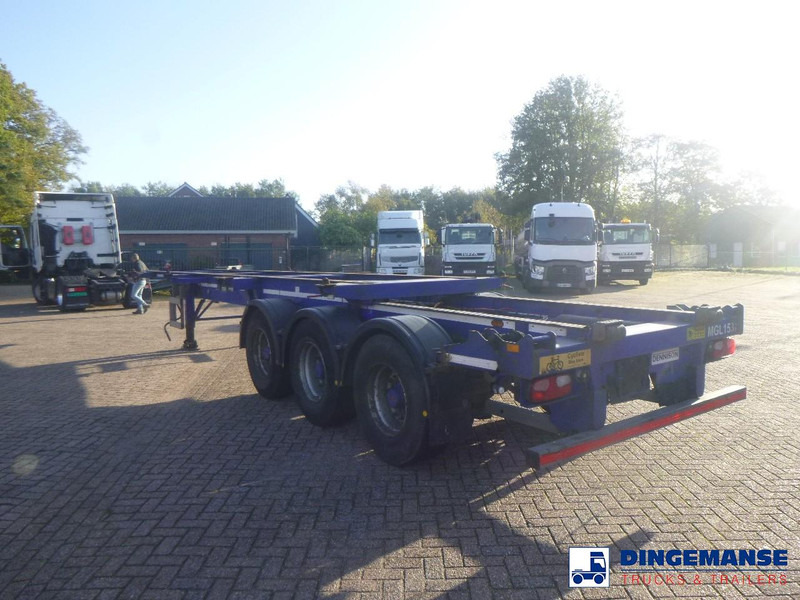 Dennison 3-axle container trailer 20-30-40-45 ft - Container-transport/ Vekselflak semitrailer: bilde 3 Dennison 3-axle container trailer 20-30-40-45 ft - Container-transport/ Vekselflak semitrailer: bilde 3