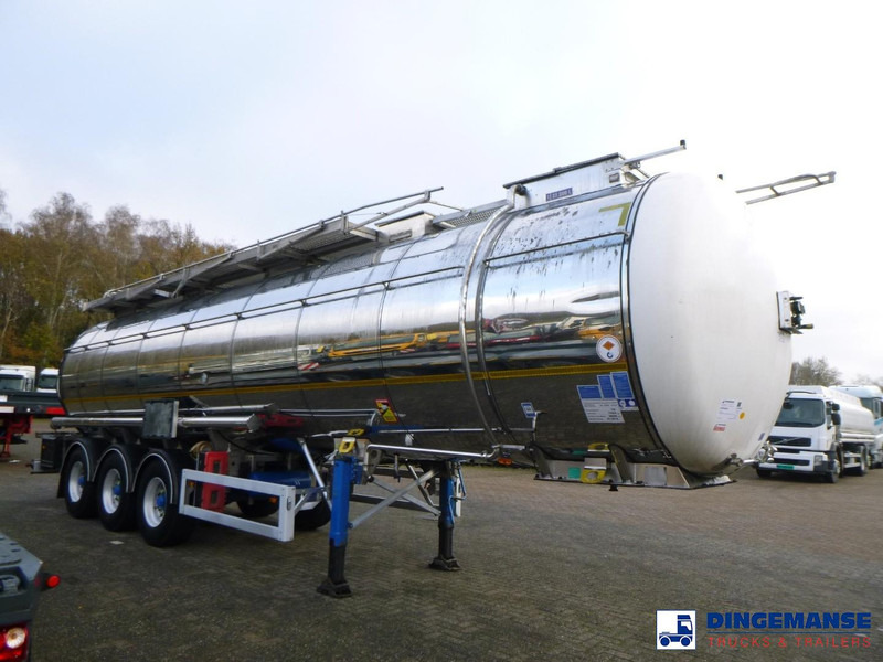 Feldbinder Chemical tank inox L4BH 37.5 m3 / 1 comp - Tanksemi: bilde 2 Feldbinder Chemical tank inox L4BH 37.5 m3 / 1 comp - Tanksemi: bilde 2