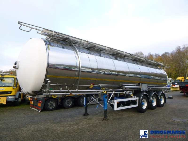 Feldbinder Chemical tank inox L4BH 37.5 m3 / 1 comp - Tanksemi: bilde 1 Feldbinder Chemical tank inox L4BH 37.5 m3 / 1 comp - Tanksemi: bilde 1