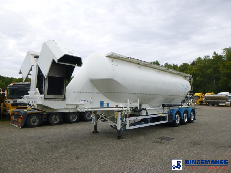 Feldbinder Powder tank alu 50 m3 + compressor - Tanksemi: bilde 1 Feldbinder Powder tank alu 50 m3 + compressor - Tanksemi: bilde 1