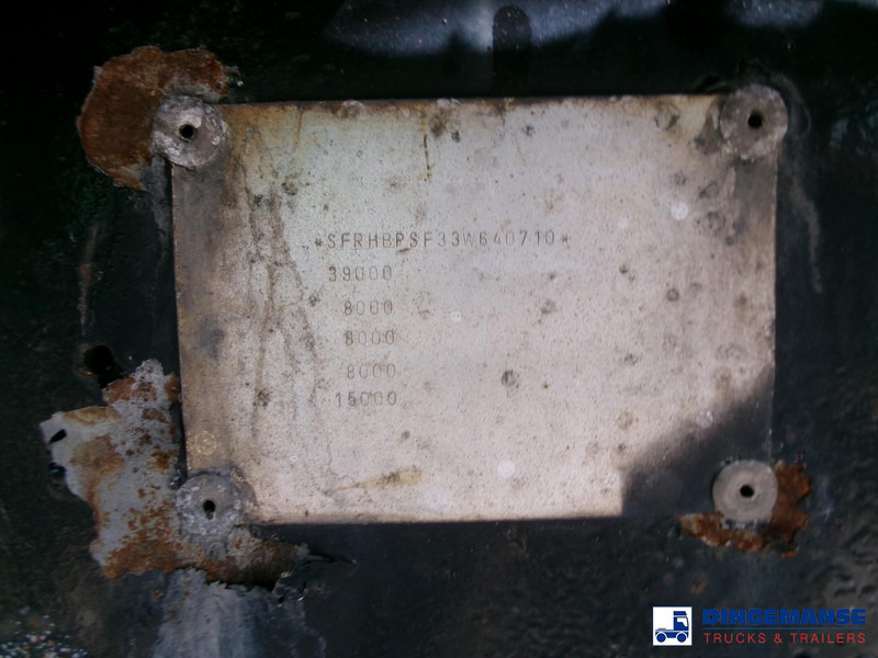 Fruehauf 3-axle platform trailer + Atlas 3008 crane - Åpen semitrailer: bilde 3 Fruehauf 3-axle platform trailer + Atlas 3008 crane - Åpen semitrailer: bilde 3