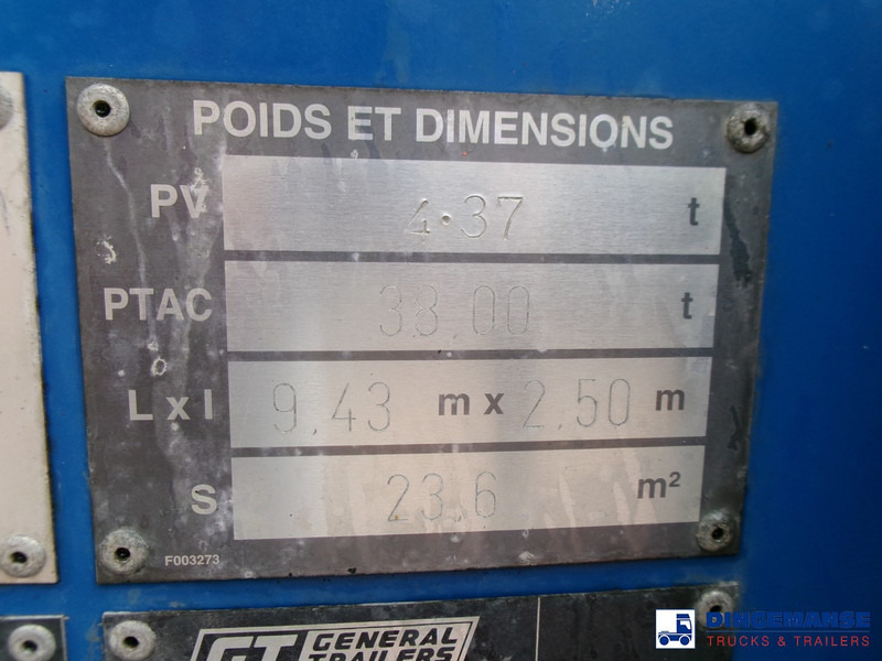 Container-transport/ Vekselflak semitrailer GENERAL TRAILERS 3-axle container trailer 20-25-30 ft: bilde 18