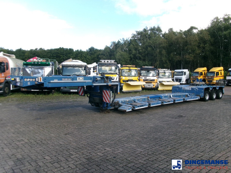 Goldhofer 3-axle lowbed trailer STZ-V 3-33/80A 56 t / ext. 13.6 m - Lavloader semitrailer: bilde 1 Goldhofer 3-axle lowbed trailer STZ-V 3-33/80A 56 t / ext. 13.6 m - Lavloader semitrailer: bilde 1