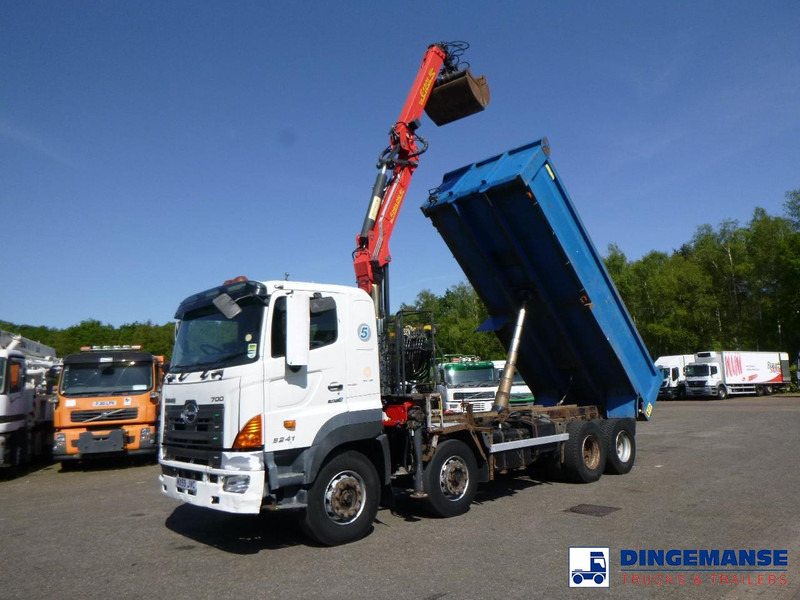 Hino FY1EUKA RHD + Palfinger E120L + grapple - Kranbil: bilde 1 Hino FY1EUKA RHD + Palfinger E120L + grapple - Kranbil: bilde 1