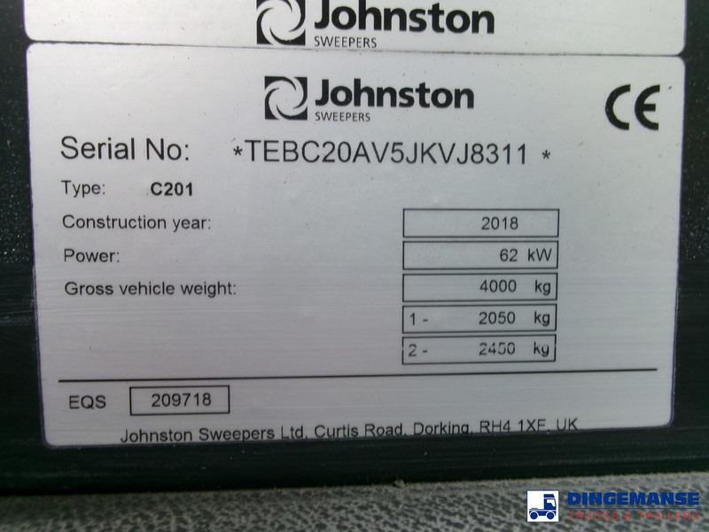 Feiebil Johnston C202 compact street sweeper: bilde 14 Feiebil Johnston C202 compact street sweeper: bilde 14