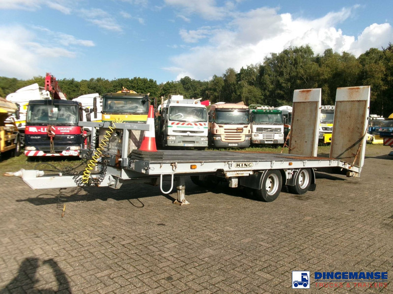 KING 2-axle platform drawbar trailer 14t + ramps - Planhenger/ Flathenger: bilde 1 KING 2-axle platform drawbar trailer 14t + ramps - Planhenger/ Flathenger: bilde 1