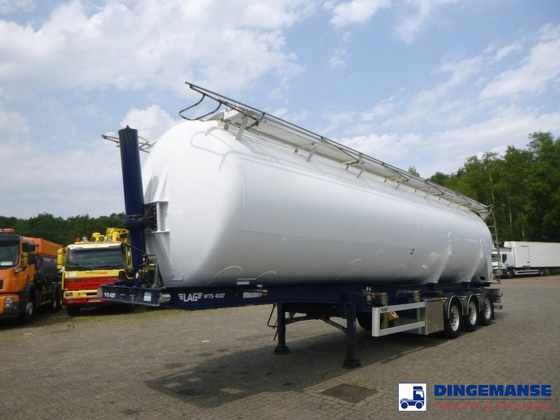 LAG Powder tank alu 58 m3 (tipping) - Tanksemi: bilde 1 LAG Powder tank alu 58 m3 (tipping) - Tanksemi: bilde 1