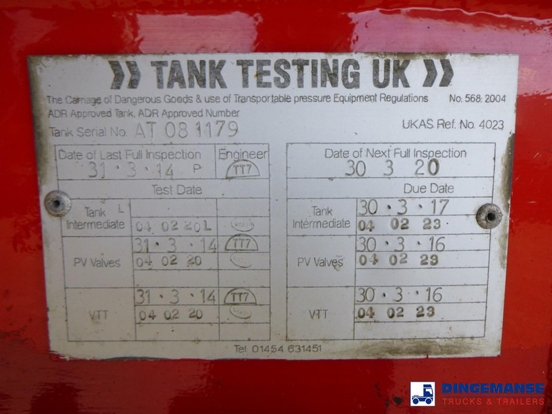 Tanksemi Lakeland Fuel tank alu 42.8 m3 / 6 comp: bilde 16 Tanksemi Lakeland Fuel tank alu 42.8 m3 / 6 comp: bilde 16