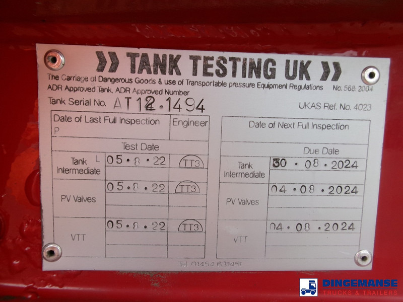 Tanksemi Lakeland Fuel tank alu 42.8 m3 / 6 comp + pump: bilde 20