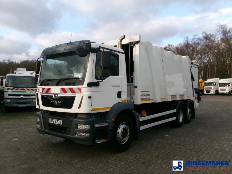 MAN TGM 26.320 6X2 Euro 6 RHD Faun refuse truck - Søppelbil: bilde 1 MAN TGM 26.320 6X2 Euro 6 RHD Faun refuse truck - Søppelbil: bilde 1