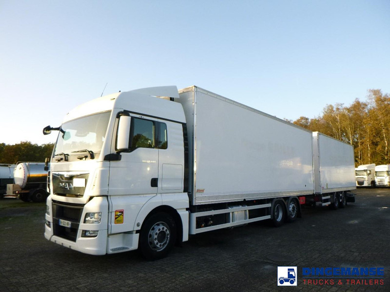 MAN TGX 26.440 6X2 high volume + Fruehauf closed box trailer - Skapbil: bilde 1 MAN TGX 26.440 6X2 high volume + Fruehauf closed box trailer - Skapbil: bilde 1