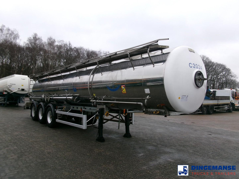 Magyar Chemical tank inox 22.5 m3 / 1 comp - Tanksemi: bilde 2 Magyar Chemical tank inox 22.5 m3 / 1 comp - Tanksemi: bilde 2