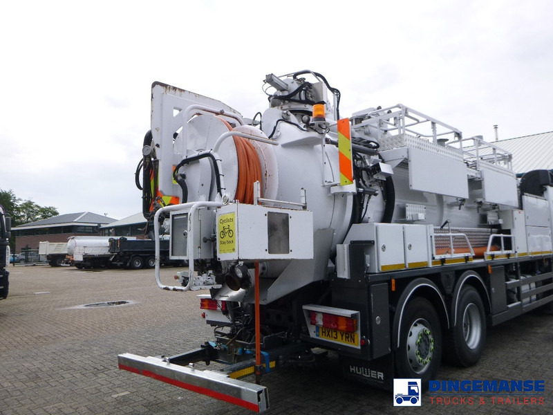 Vakuum lastebil Mercedes-Benz Actros 2541 6x2 RHD E5 Huwer vacuum tank / hydrocureur 12 m3: bilde 7