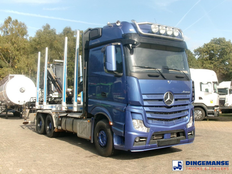 Mercedes-Benz Actros 2663 6x4 Euro 6 loglift F96 crane timber truck - Tømmerbil, Kranbil: bilde 2 Mercedes-Benz Actros 2663 6x4 Euro 6 loglift F96 crane timber truck - Tømmerbil, Kranbil: bilde 2