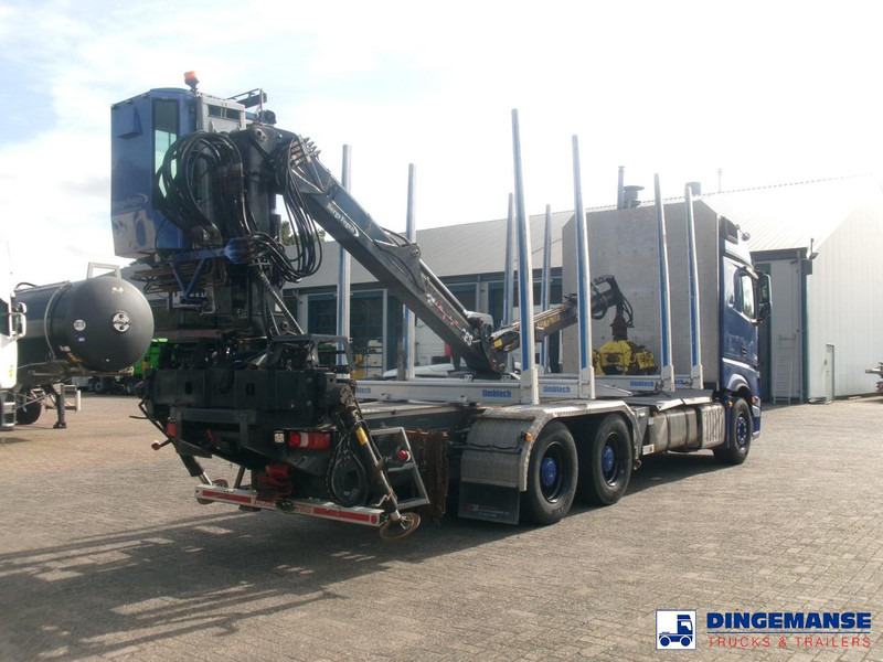 Mercedes-Benz Actros 2663 6x4 Euro 6 loglift F96 crane timber truck - Tømmerbil, Kranbil: bilde 4 Mercedes-Benz Actros 2663 6x4 Euro 6 loglift F96 crane timber truck - Tømmerbil, Kranbil: bilde 4