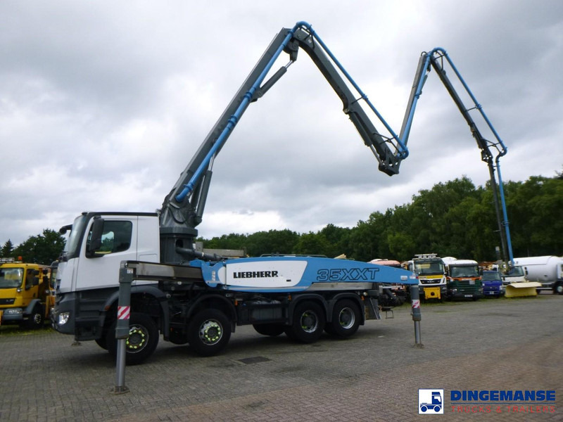 Leie Mercedes-Benz Arocs 8x4 Liebherr 35 XXT concrete pump 35 m Mercedes-Benz Arocs 8x4 Liebherr 35 XXT concrete pump 35 m: bilde 11
