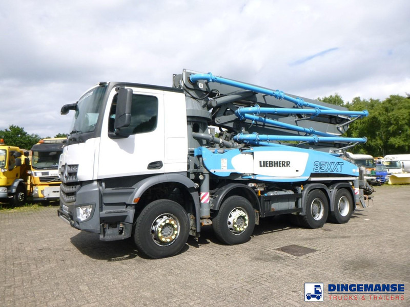 Mercedes-Benz Arocs 8x4 Liebherr 35 XXT concrete pump 35 m - Betongpumpe: bilde 1 Mercedes-Benz Arocs 8x4 Liebherr 35 XXT concrete pump 35 m - Betongpumpe: bilde 1