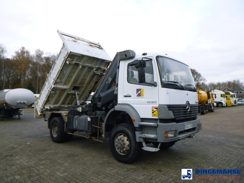 Mercedes-Benz Atego 1828 4x4 tipper + Hiab 166 B-2 CL - Kranbil: bilde 2 Mercedes-Benz Atego 1828 4x4 tipper + Hiab 166 B-2 CL - Kranbil: bilde 2