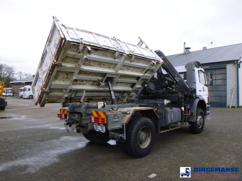 Kranbil Mercedes-Benz Atego 1828 4x4 tipper + Hiab 166 B-2 CL: bilde 7