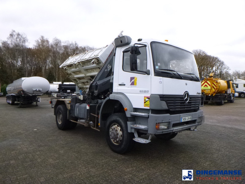 Kranbil Mercedes-Benz Atego 1828 4x4 tipper + Hiab 166 B-2 CL: bilde 5