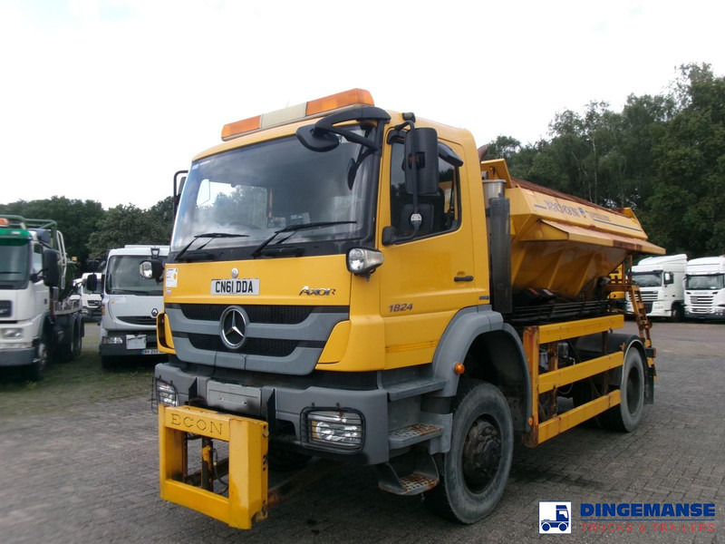 Mercedes-Benz Axor 1824 4x4 RHD salt spreader / gritter - Brøytebil: bilde 1 Mercedes-Benz Axor 1824 4x4 RHD salt spreader / gritter - Brøytebil: bilde 1