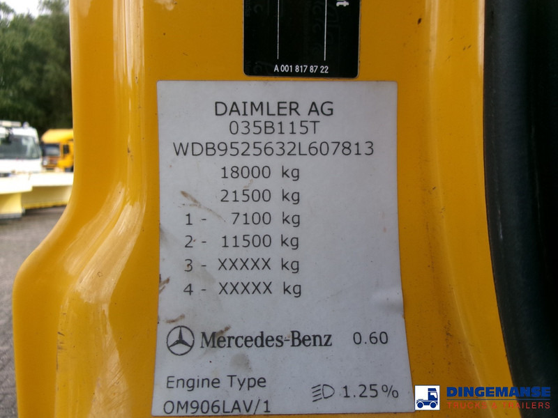 Brøytebil Mercedes-Benz Axor 1824 4x4 RHD salt spreader / gritter: bilde 15