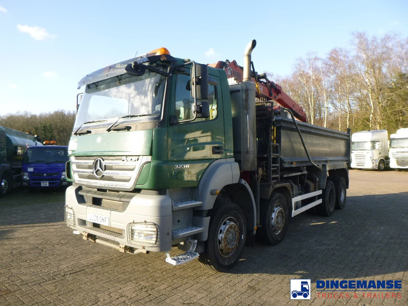 Kranbil Mercedes-Benz Axor 3236 8x4 RHD tipper + Hiab 1283 DK-2 Duo: bilde 6