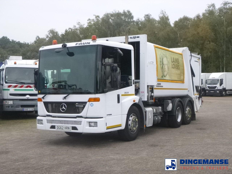 Mercedes-Benz Econic 2629 6x2 RHD Faun Variopress refuse truck - Søppelbil: bilde 1 Mercedes-Benz Econic 2629 6x2 RHD Faun Variopress refuse truck - Søppelbil: bilde 1