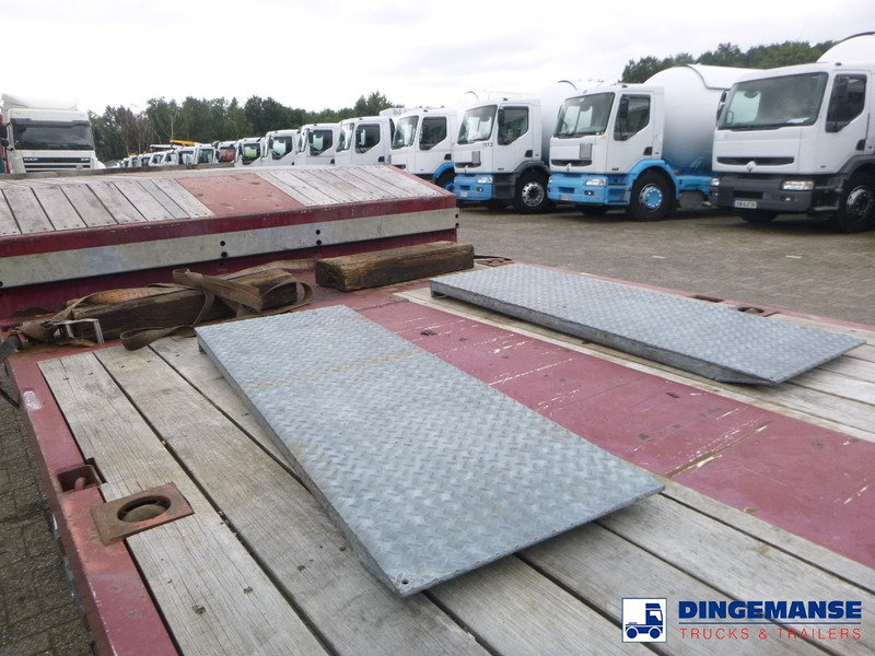 Lavloader semitrailer Nooteboom 3-axle semi-lowbed trailer extendable 14.5 m + ramps: bilde 10