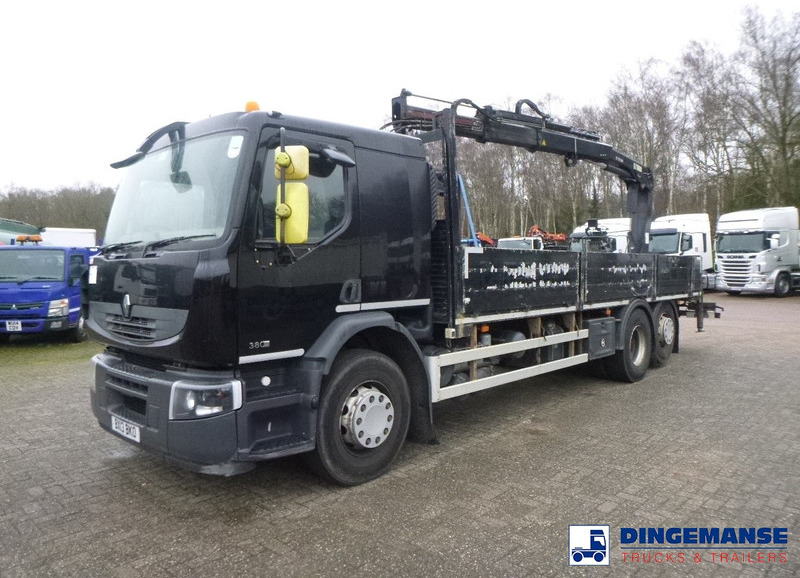 Renault Premium 380 DXI 6x2 RHD + Hiab 122 B2 Duo - Kranbil: bilde 1 Renault Premium 380 DXI 6x2 RHD + Hiab 122 B2 Duo - Kranbil: bilde 1