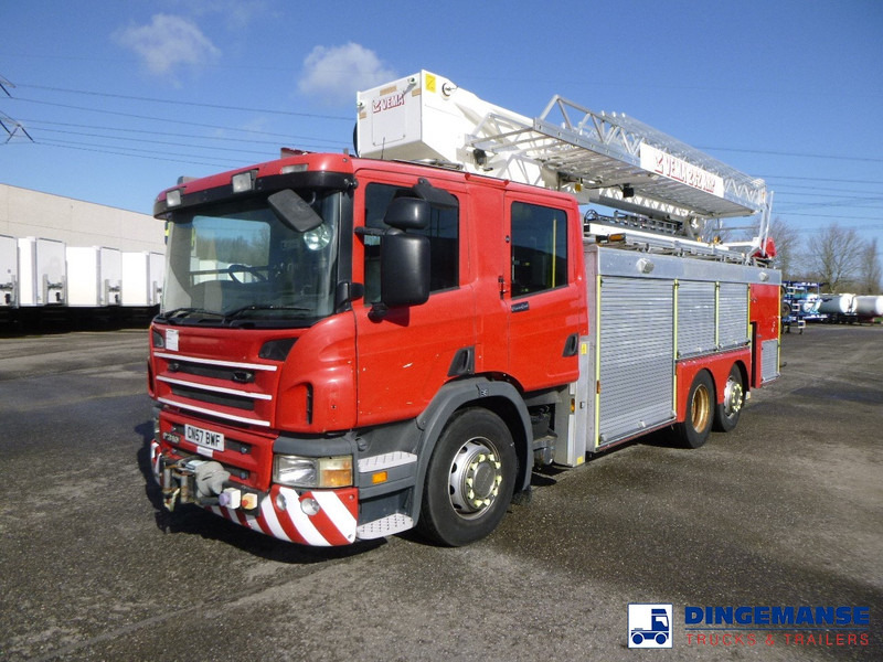 Scania P310 6x2 RHD fire truck + pump, ladder & manlift - Brannbil: bilde 1 Scania P310 6x2 RHD fire truck + pump, ladder & manlift - Brannbil: bilde 1
