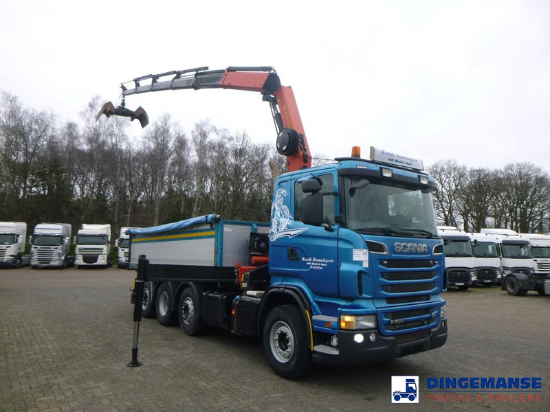 Scania R 500 8X2 tipper + Palfinger PK27001 EHD - Kranbil: bilde 2 Scania R 500 8X2 tipper + Palfinger PK27001 EHD - Kranbil: bilde 2