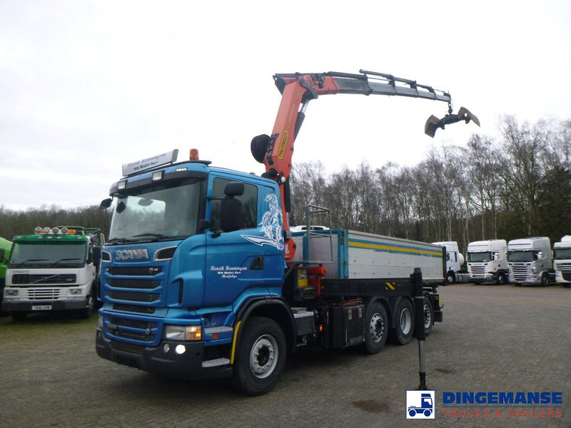 Scania R 500 8X2 tipper + Palfinger PK27001 EHD - Kranbil: bilde 1 Scania R 500 8X2 tipper + Palfinger PK27001 EHD - Kranbil: bilde 1