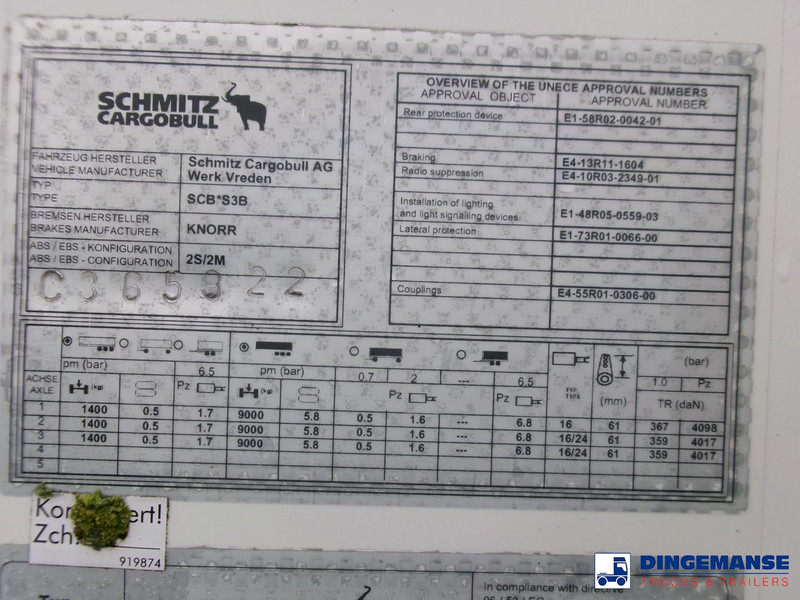 Kjølesemi Schmitz Cargobull Frigo trailer + Carrier Vector 1350: bilde 15 Kjølesemi Schmitz Cargobull Frigo trailer + Carrier Vector 1350: bilde 15
