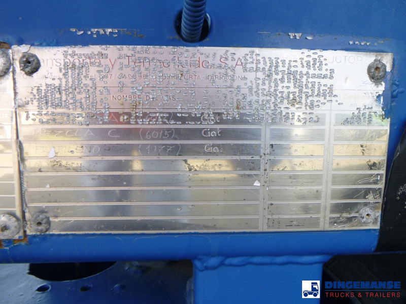 Tanksemi TYT Gas tank steel LPG 38.5 m3 / 1 comp: bilde 14
