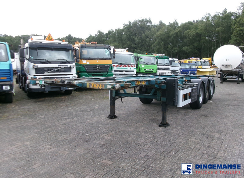 Van Hool 3-axle container chassis 20,30 ft. - Container-transport/ Vekselflak semitrailer: bilde 1 Van Hool 3-axle container chassis 20,30 ft. - Container-transport/ Vekselflak semitrailer: bilde 1