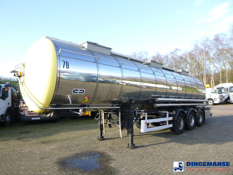 Van Hool Chemical tank inox 30 m3 / 3 comp - Tankhenger: bilde 1 Van Hool Chemical tank inox 30 m3 / 3 comp - Tankhenger: bilde 1