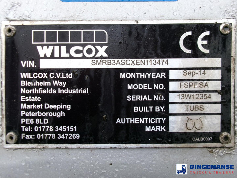 Leie WILCOX Tipper trailer alu 55 m3 + tarpaulin WILCOX Tipper trailer alu 55 m3 + tarpaulin: bilde 12