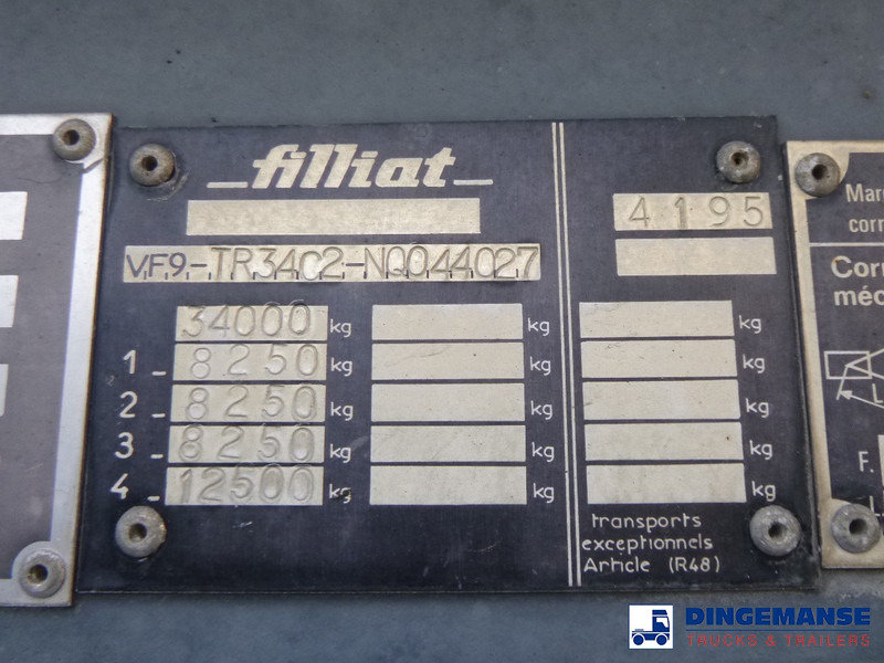 Tanksemi filiat 3-axle tank trailer chassis incl supports: bilde 14