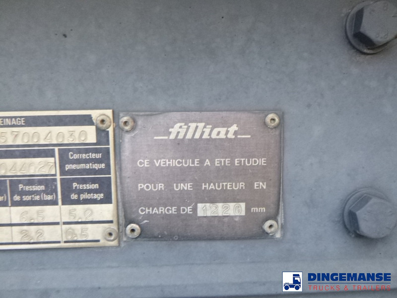 Tanksemi filiat 3-axle tank trailer chassis incl supports: bilde 17